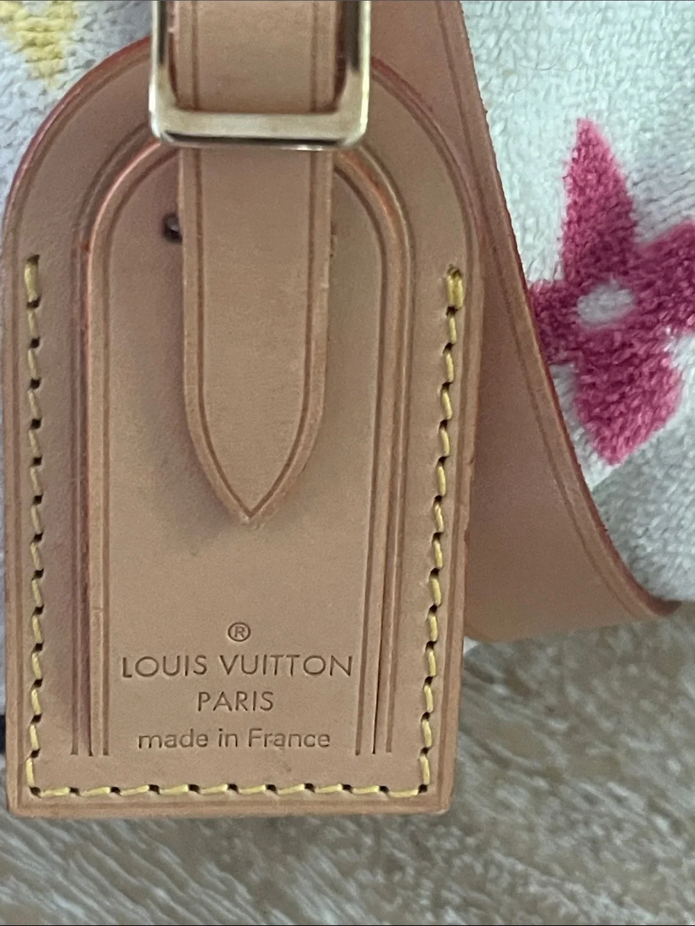 LOUIS VUITTON Vintage Murikami Multicolor Beach Towel
